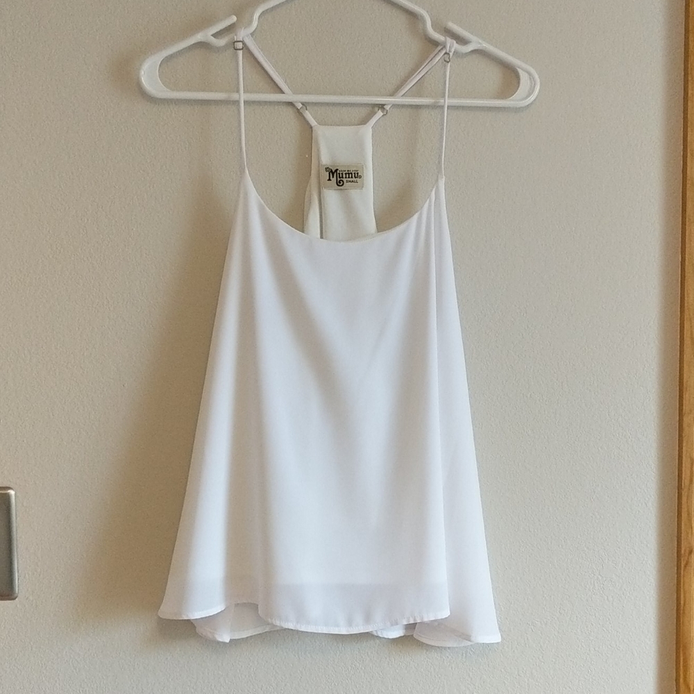 NWOT Show me your mumu white tank